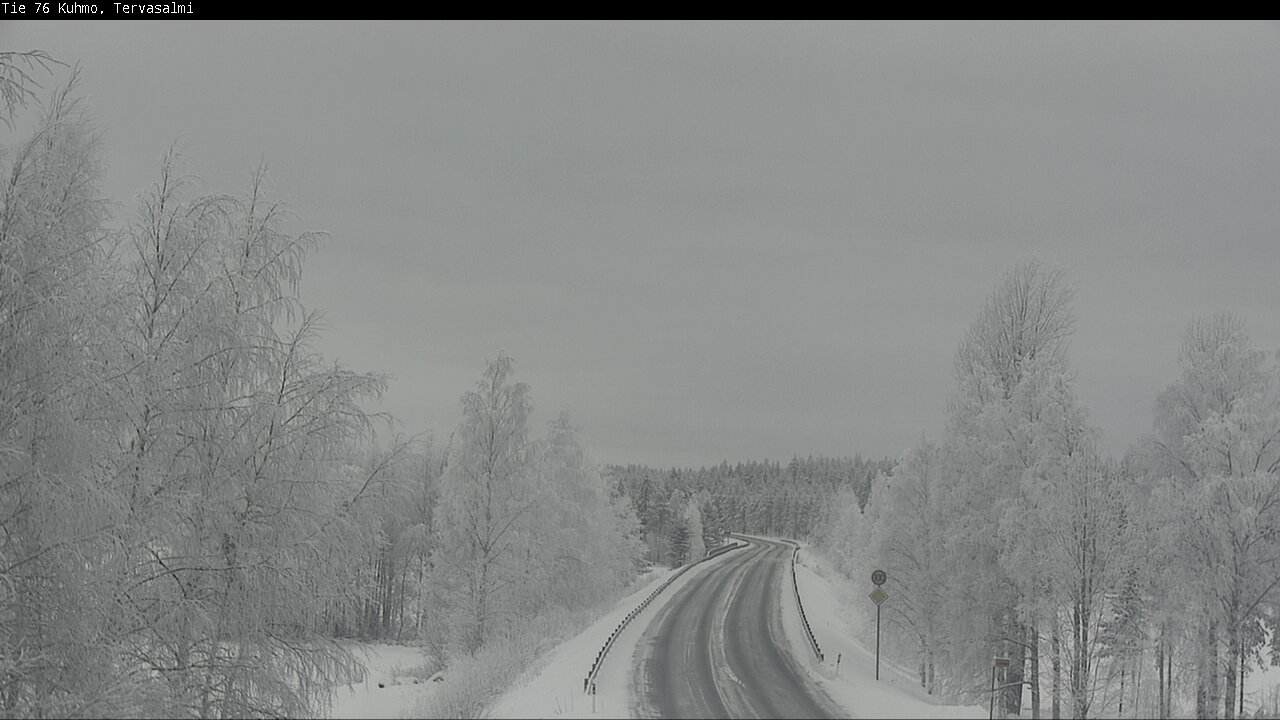 Weather Camera Image Road 76 Kuhmo, Tervasalmi, Kuhmo, Kainuu
