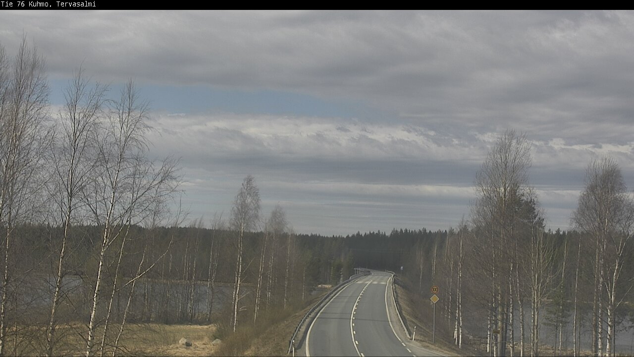 Weather Camera Image Väg 76 Kuhmo, Tervasalmi, Kuhmo, Kainuu