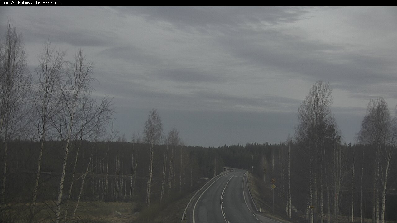 Weather Camera Image Road 76 Kuhmo, Tervasalmi, Kuhmo, Kainuu