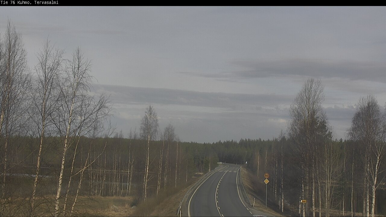 Weather Camera Image Väg 76 Kuhmo, Tervasalmi, Kuhmo, Kainuu