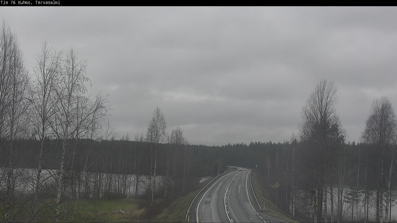 Weather Camera Image Väg 76 Kuhmo, Tervasalmi, Kuhmo, Kainuu