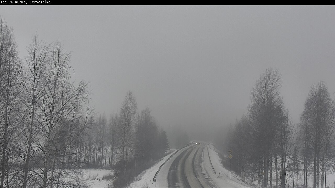 Weather Camera Image Road 76 Kuhmo, Tervasalmi, Kuhmo, Kainuu