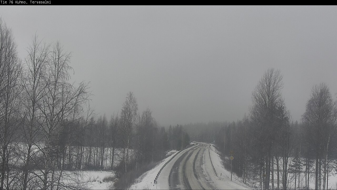 Weather Camera Image Road 76 Kuhmo, Tervasalmi, Kuhmo, Kainuu