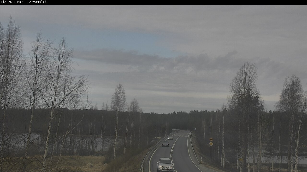 Weather Camera Image Väg 76 Kuhmo, Tervasalmi, Kuhmo, Kainuu