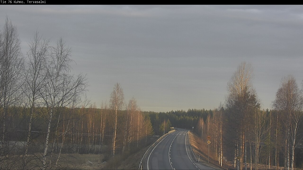 Weather Camera Image Road 76 Kuhmo, Tervasalmi, Kuhmo, Kainuu