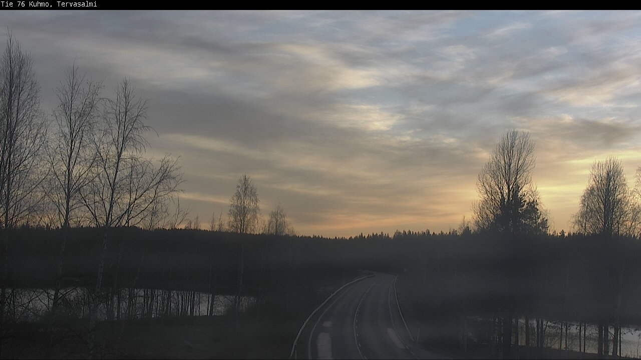 Kelikamerat Kuva Tie 76 Kuhmo, Tervasalmi, Kuhmo, Kainuu