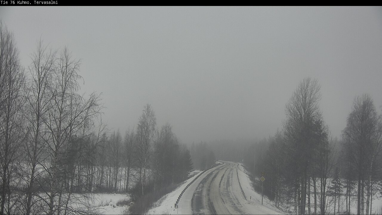 Weather Camera Image Road 76 Kuhmo, Tervasalmi, Kuhmo, Kainuu