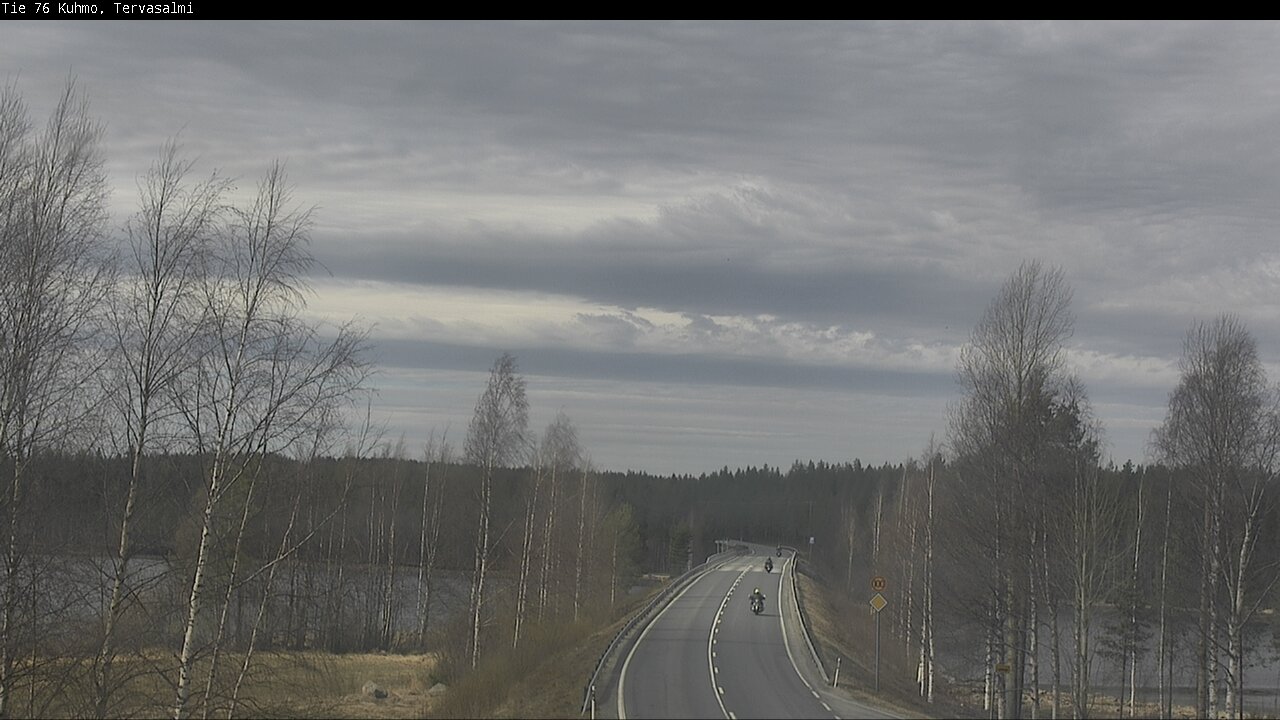 Weather Camera Image Väg 76 Kuhmo, Tervasalmi, Kuhmo, Kainuu