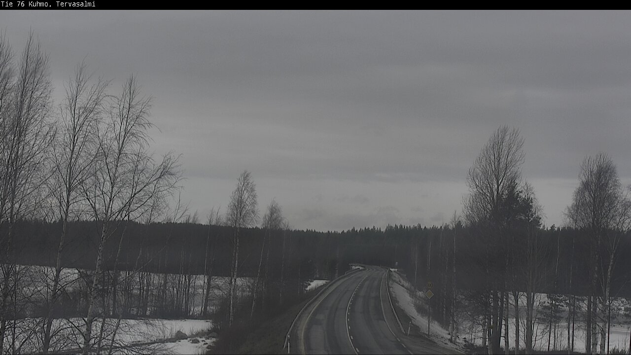 Weather Camera Image Road 76 Kuhmo, Tervasalmi, Kuhmo, Kainuu