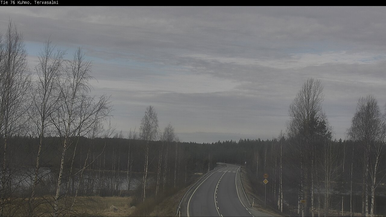 Weather Camera Image Väg 76 Kuhmo, Tervasalmi, Kuhmo, Kainuu