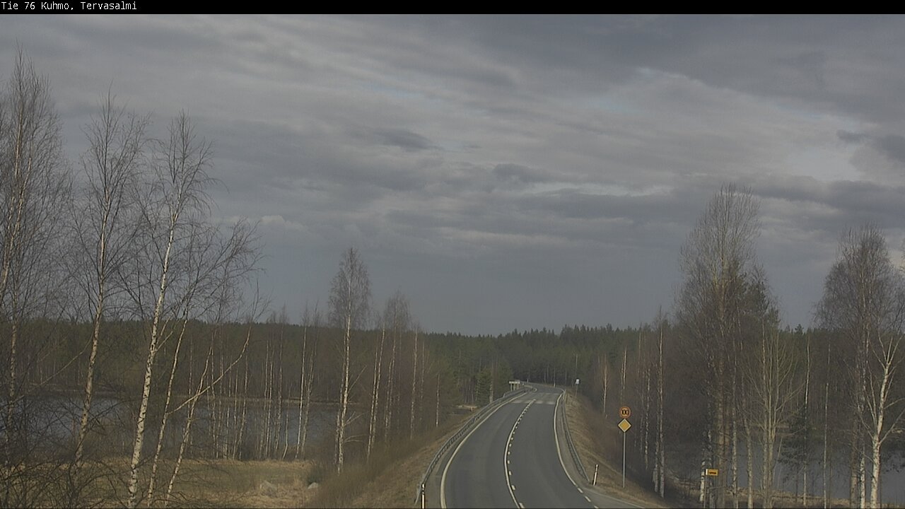 Weather Camera Image Väg 76 Kuhmo, Tervasalmi, Kuhmo, Kainuu