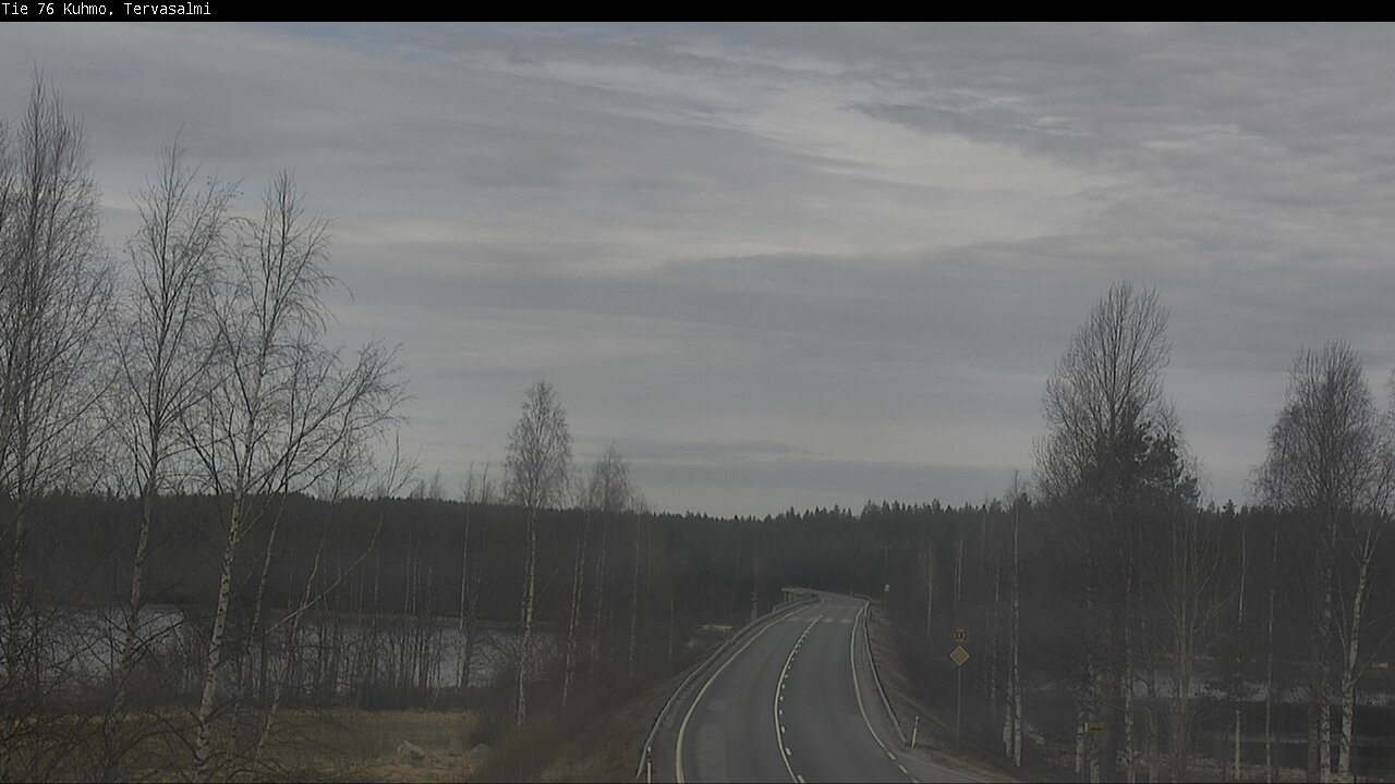 Weather Camera Image Väg 76 Kuhmo, Tervasalmi, Kuhmo, Kainuu
