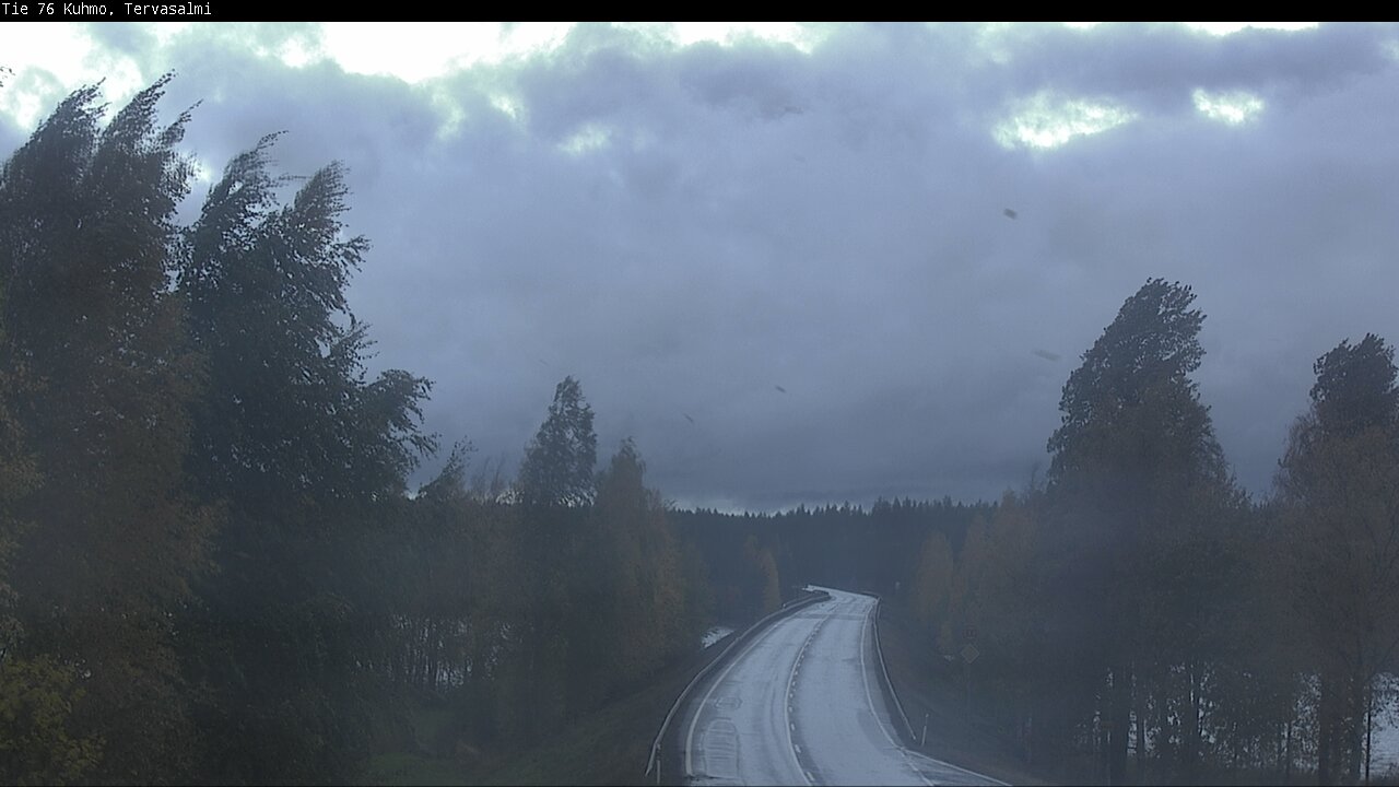 Weather Camera Image Road 76 Kuhmo, Tervasalmi, Kuhmo, Kainuu