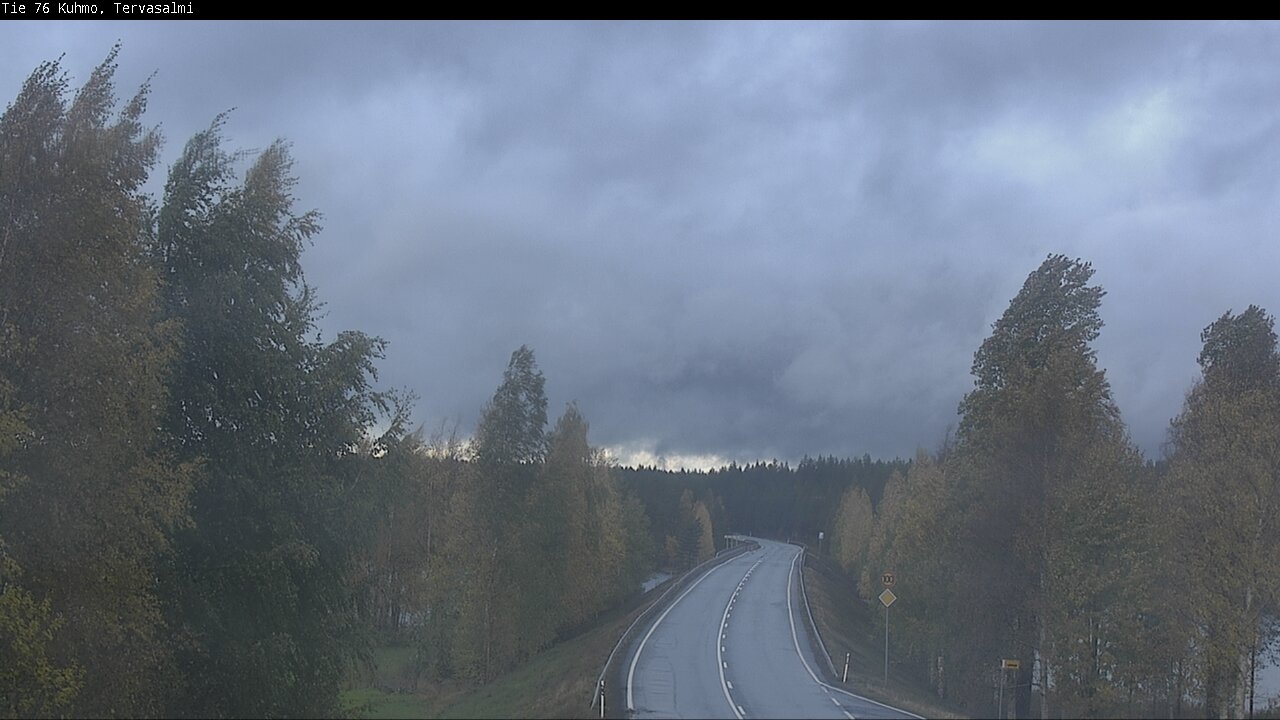 Weather Camera Image Road 76 Kuhmo, Tervasalmi, Kuhmo, Kainuu