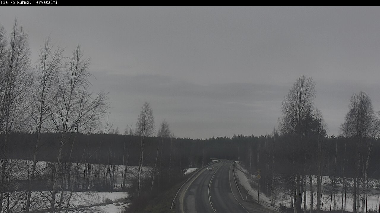 Weather Camera Image Road 76 Kuhmo, Tervasalmi, Kuhmo, Kainuu