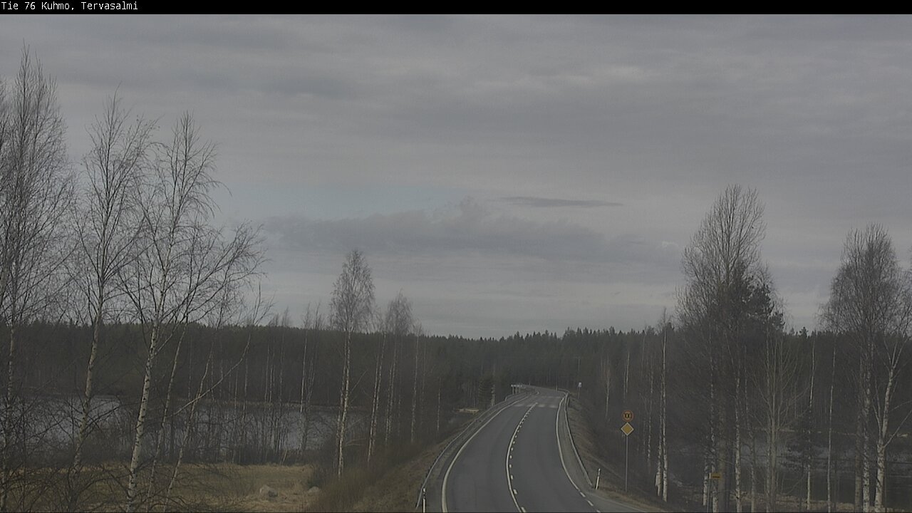 Weather Camera Image Väg 76 Kuhmo, Tervasalmi, Kuhmo, Kainuu
