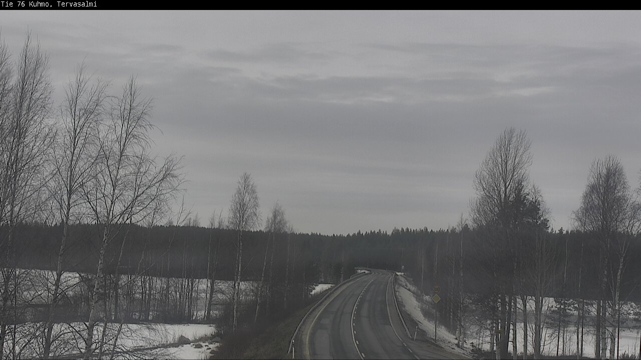 Weather Camera Image Road 76 Kuhmo, Tervasalmi, Kuhmo, Kainuu