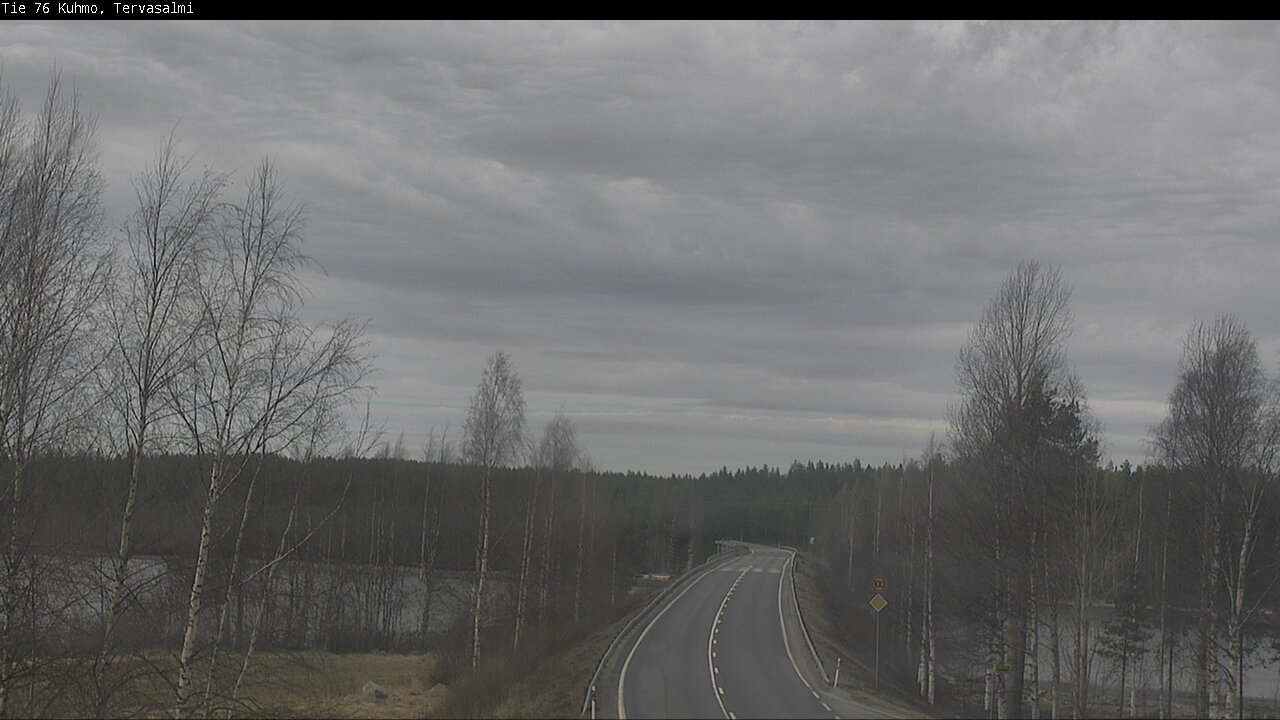 Weather Camera Image Väg 76 Kuhmo, Tervasalmi, Kuhmo, Kainuu