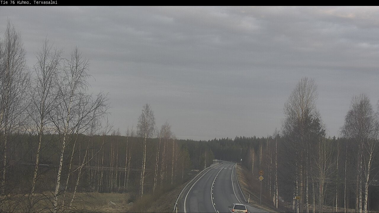 Weather Camera Image Road 76 Kuhmo, Tervasalmi, Kuhmo, Kainuu