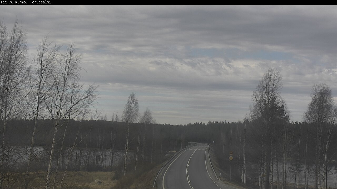 Weather Camera Image Väg 76 Kuhmo, Tervasalmi, Kuhmo, Kainuu