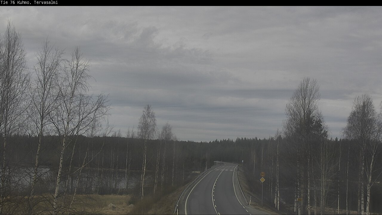 Weather Camera Image Väg 76 Kuhmo, Tervasalmi, Kuhmo, Kainuu