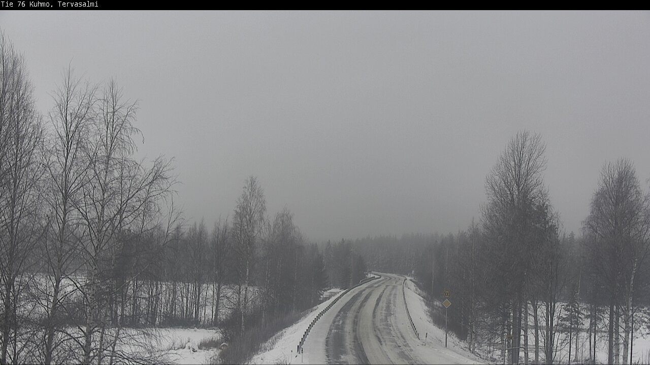 Weather Camera Image Road 76 Kuhmo, Tervasalmi, Kuhmo, Kainuu