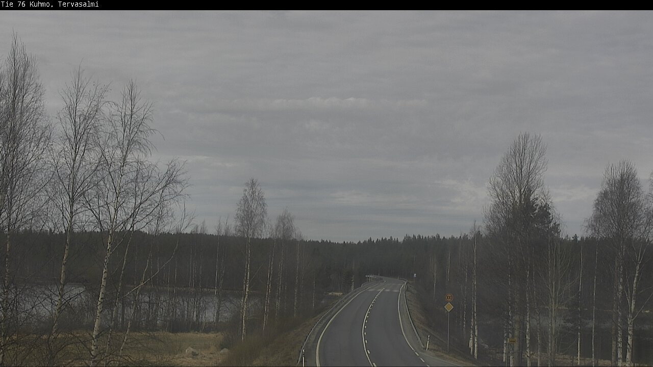 Weather Camera Image Väg 76 Kuhmo, Tervasalmi, Kuhmo, Kainuu