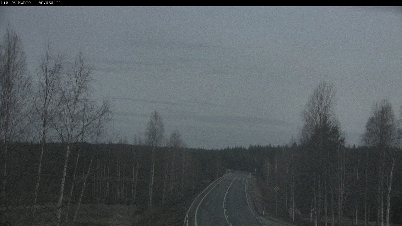 Weather Camera Image Road 76 Kuhmo, Tervasalmi, Kuhmo, Kainuu