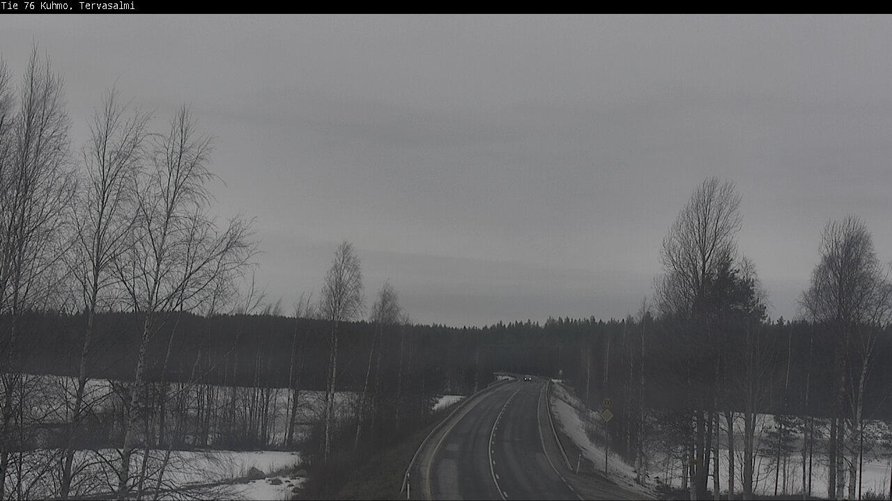 Weather Camera Image Road 76 Kuhmo, Tervasalmi, Kuhmo, Kainuu