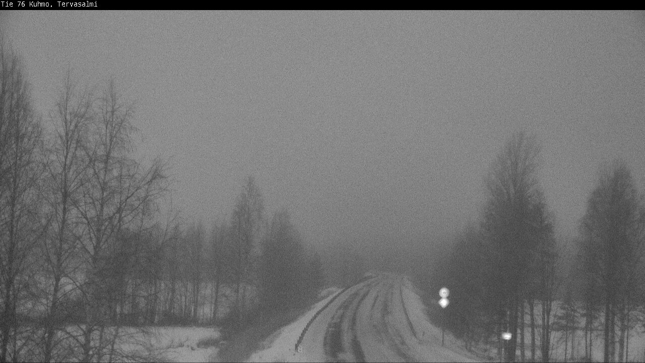 Weather Camera Image Road 76 Kuhmo, Tervasalmi, Kuhmo, Kainuu