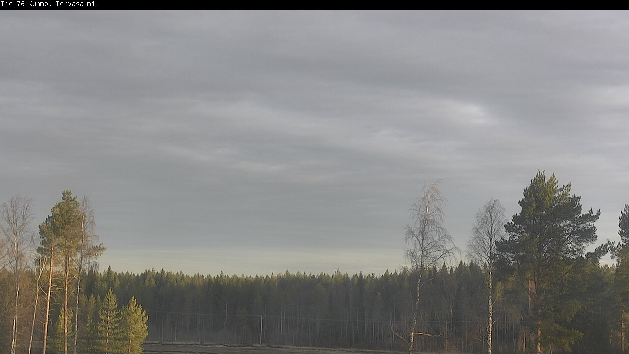 Weather Camera Image Road 76 Kuhmo, Tervasalmi, Kuhmo, Kainuu