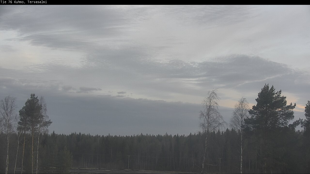 Weather Camera Image Road 76 Kuhmo, Tervasalmi, Kuhmo, Kainuu