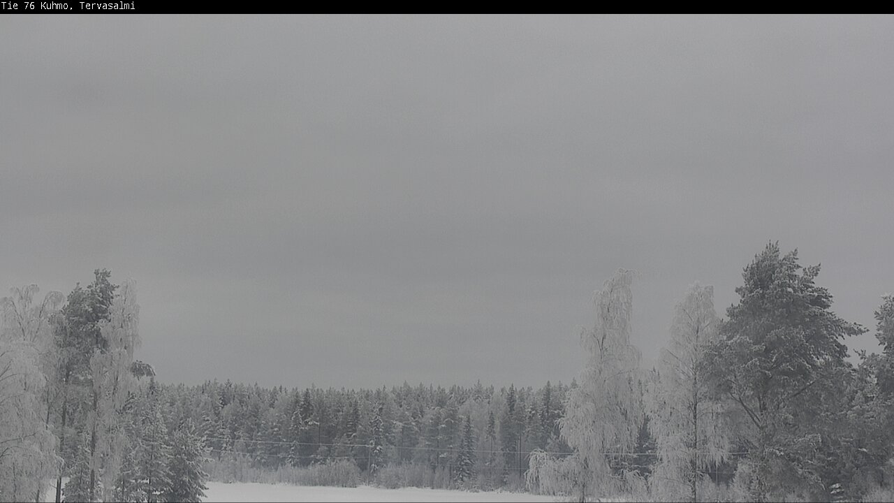 Weather Camera Image Road 76 Kuhmo, Tervasalmi, Kuhmo, Kainuu