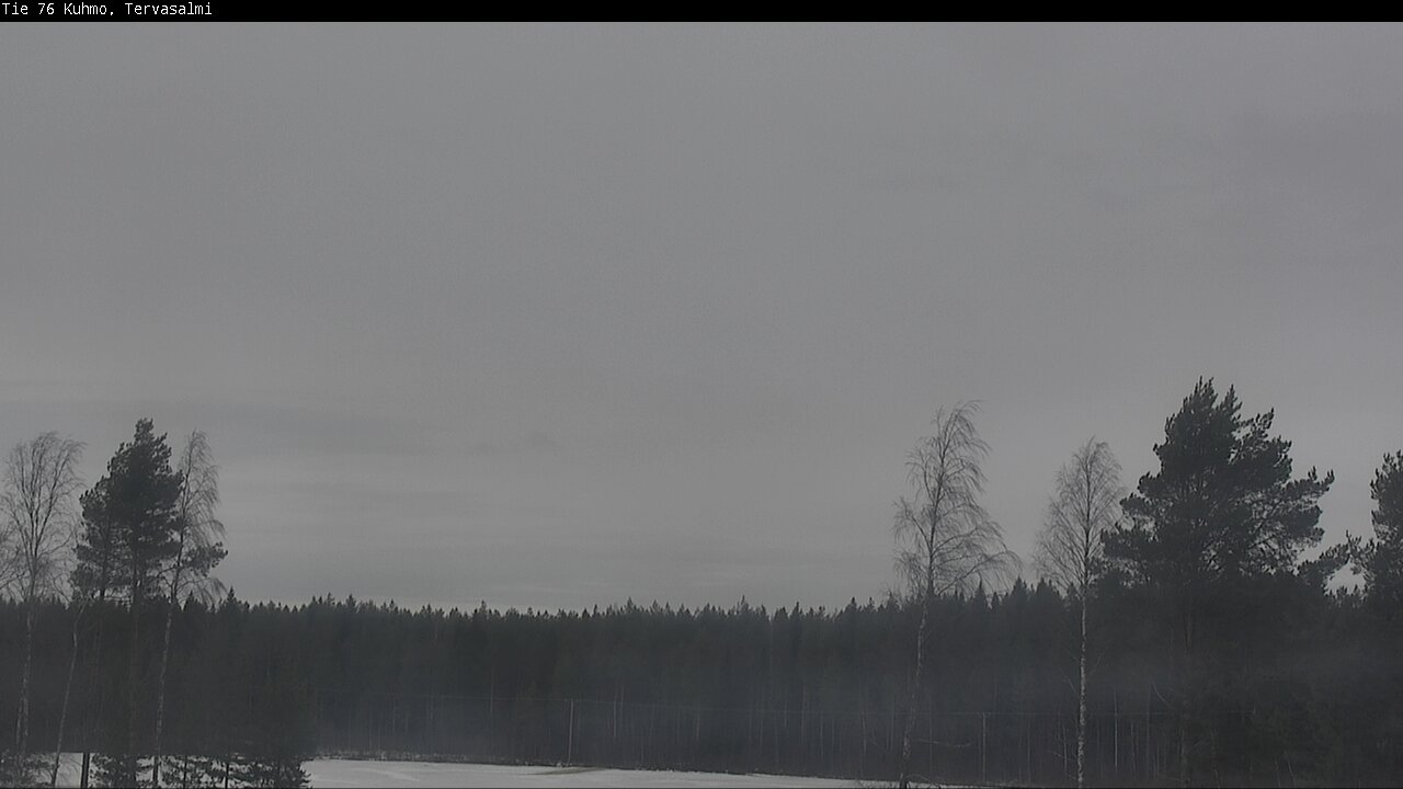 Weather Camera Image Road 76 Kuhmo, Tervasalmi, Kuhmo, Kainuu