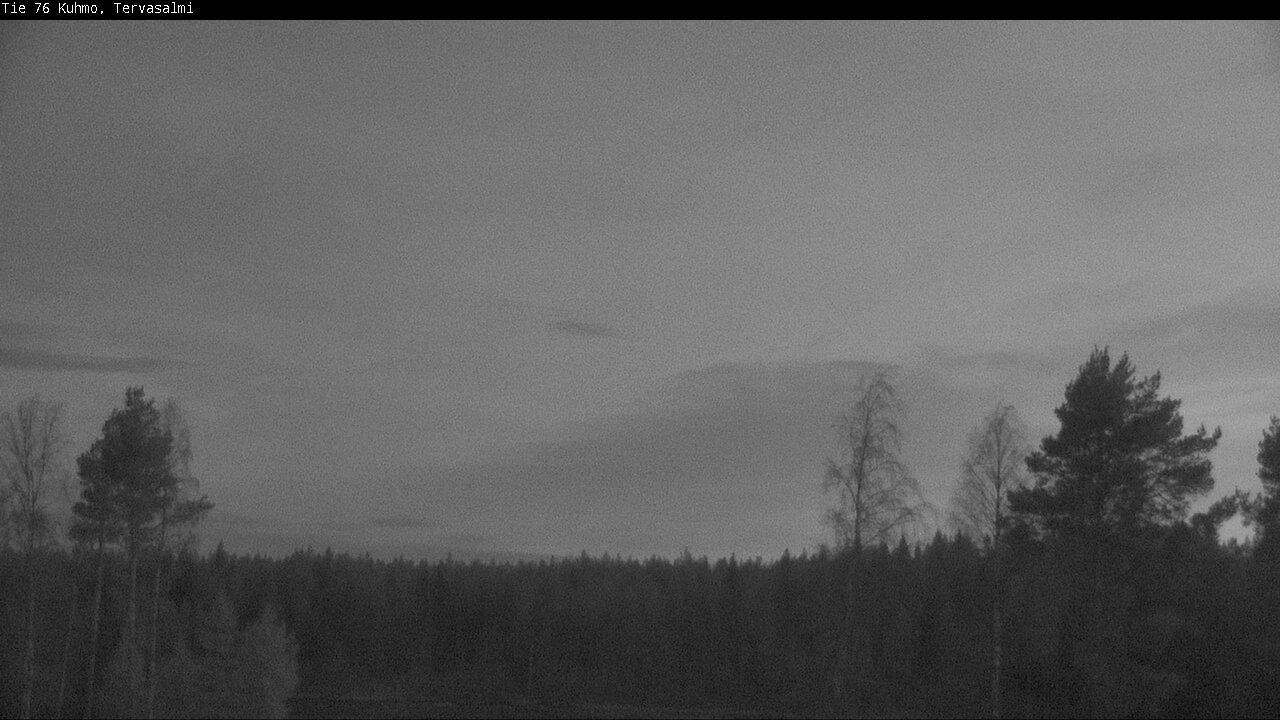 Weather Camera Image Road 76 Kuhmo, Tervasalmi, Kuhmo, Kainuu