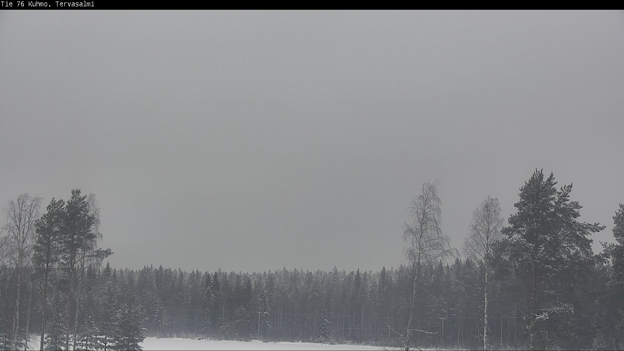 Weather Camera Image Road 76 Kuhmo, Tervasalmi, Kuhmo, Kainuu