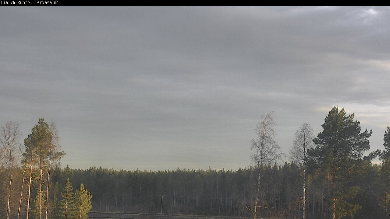 Weather Camera Image Road 76 Kuhmo, Tervasalmi, Kuhmo, Kainuu