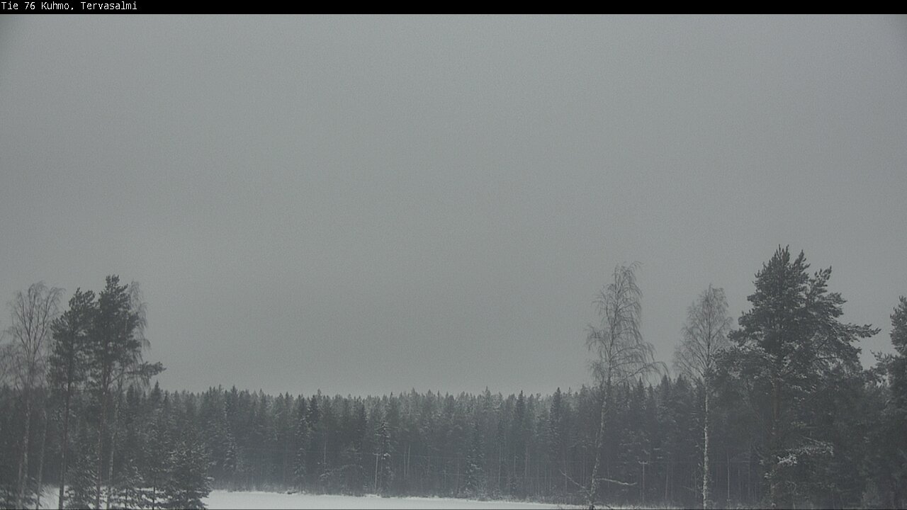 Weather Camera Image Road 76 Kuhmo, Tervasalmi, Kuhmo, Kainuu