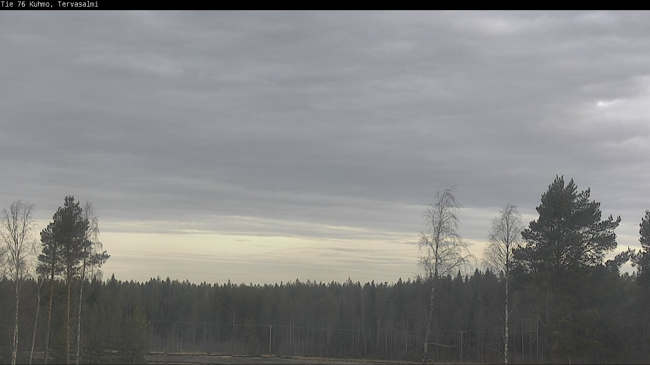 Weather Camera Image Road 76 Kuhmo, Tervasalmi, Kuhmo, Kainuu
