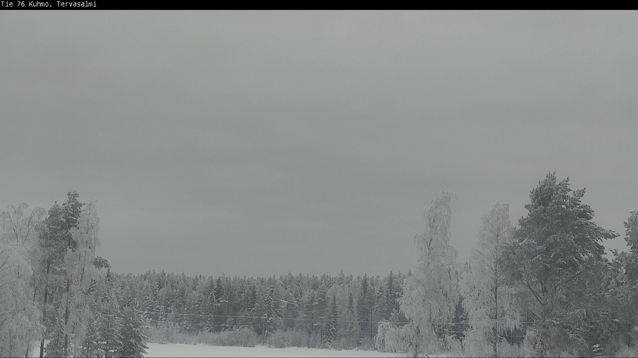 Weather Camera Image Road 76 Kuhmo, Tervasalmi, Kuhmo, Kainuu