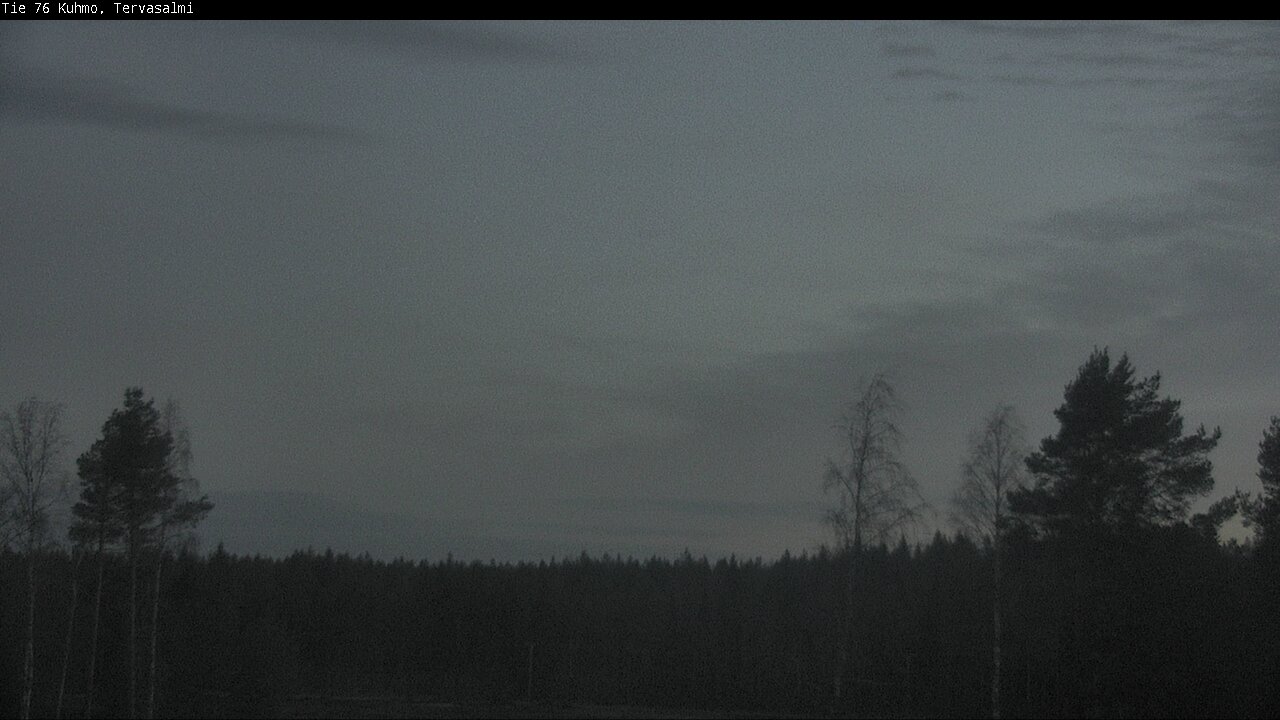 Weather Camera Image Road 76 Kuhmo, Tervasalmi, Kuhmo, Kainuu