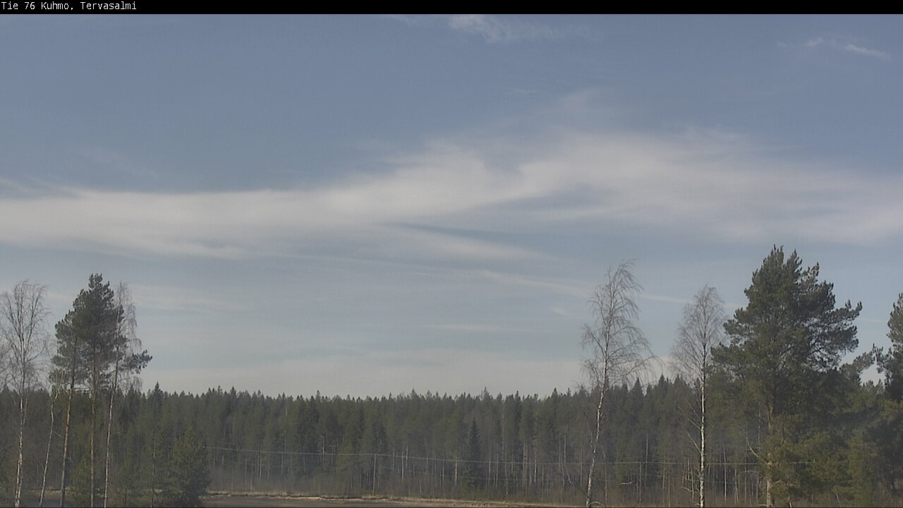 Kelikamerat Kuva Tie 76 Kuhmo, Tervasalmi, Kuhmo, Kainuu