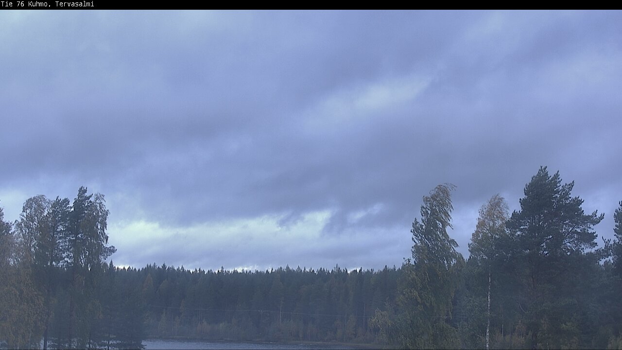 Weather Camera Image Road 76 Kuhmo, Tervasalmi, Kuhmo, Kainuu