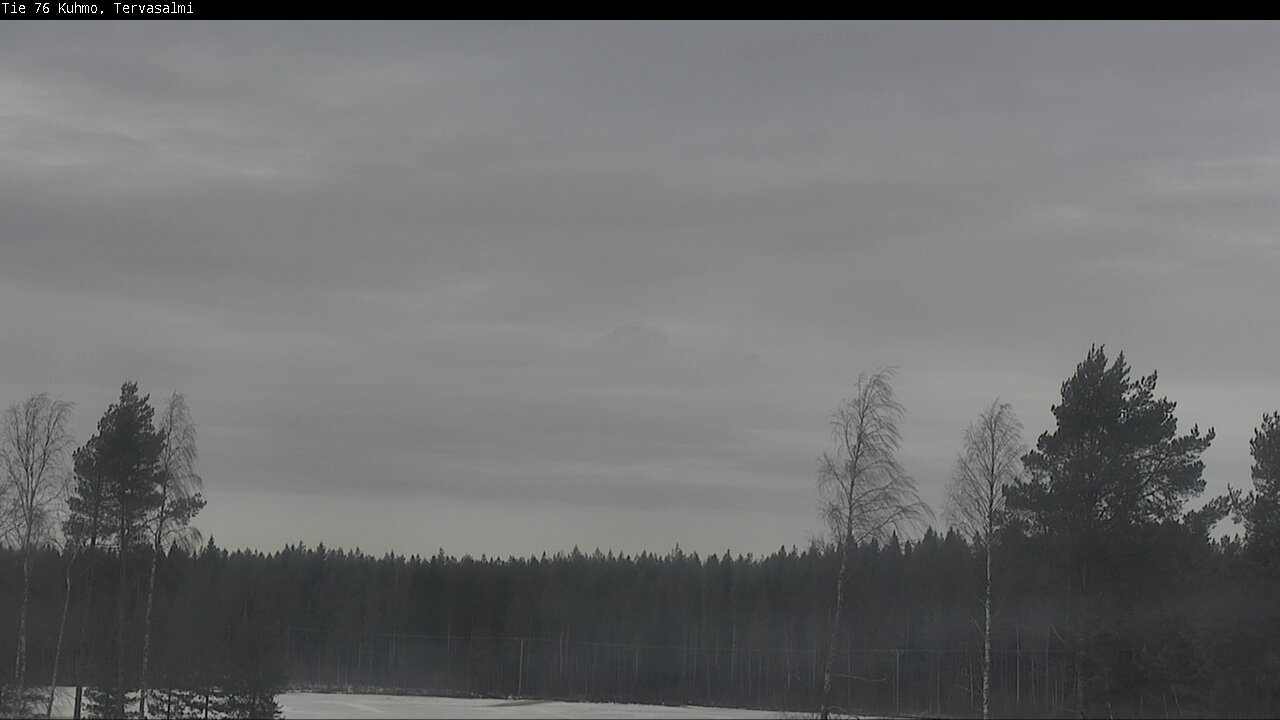 Weather Camera Image Road 76 Kuhmo, Tervasalmi, Kuhmo, Kainuu