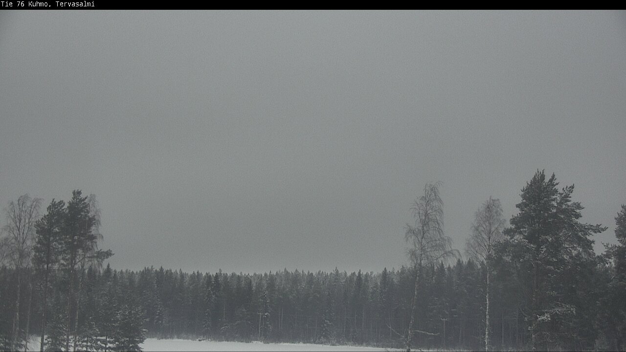 Weather Camera Image Road 76 Kuhmo, Tervasalmi, Kuhmo, Kainuu