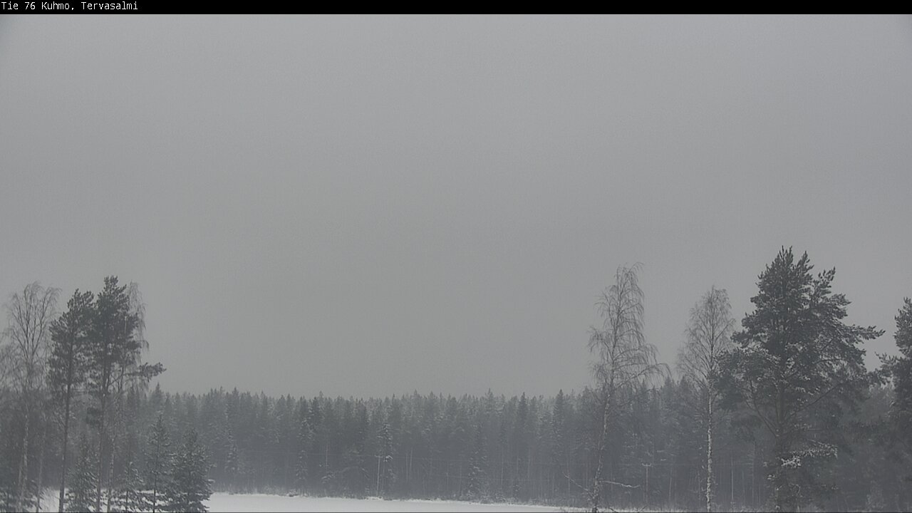 Weather Camera Image Road 76 Kuhmo, Tervasalmi, Kuhmo, Kainuu