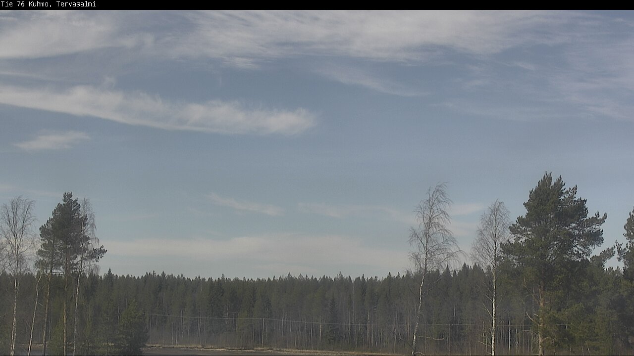 Kelikamerat Kuva Tie 76 Kuhmo, Tervasalmi, Kuhmo, Kainuu