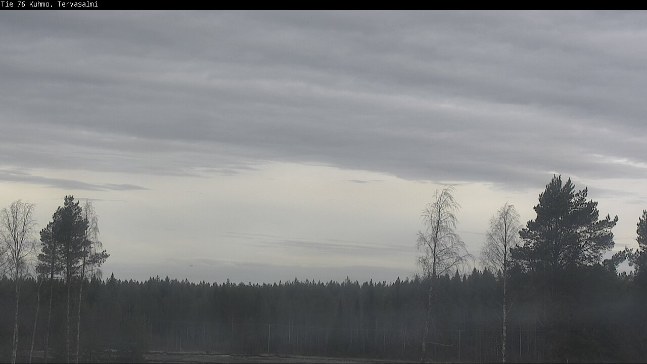 Weather Camera Image Road 76 Kuhmo, Tervasalmi, Kuhmo, Kainuu