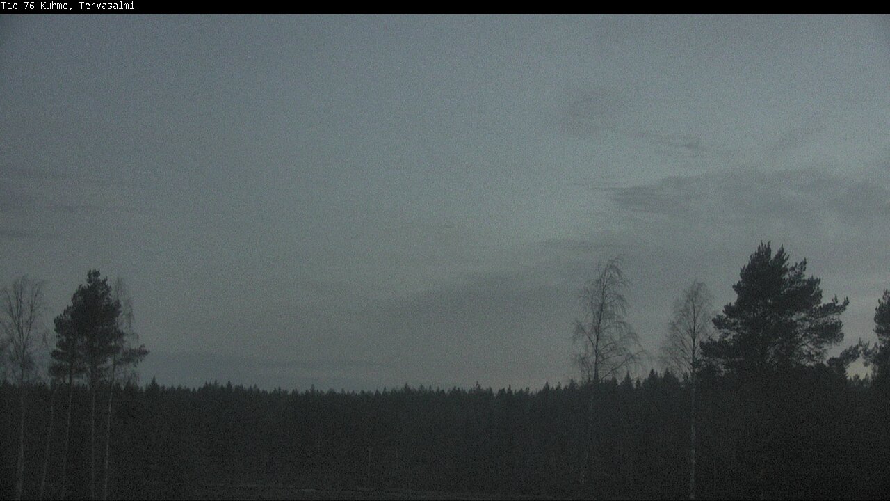 Weather Camera Image Road 76 Kuhmo, Tervasalmi, Kuhmo, Kainuu