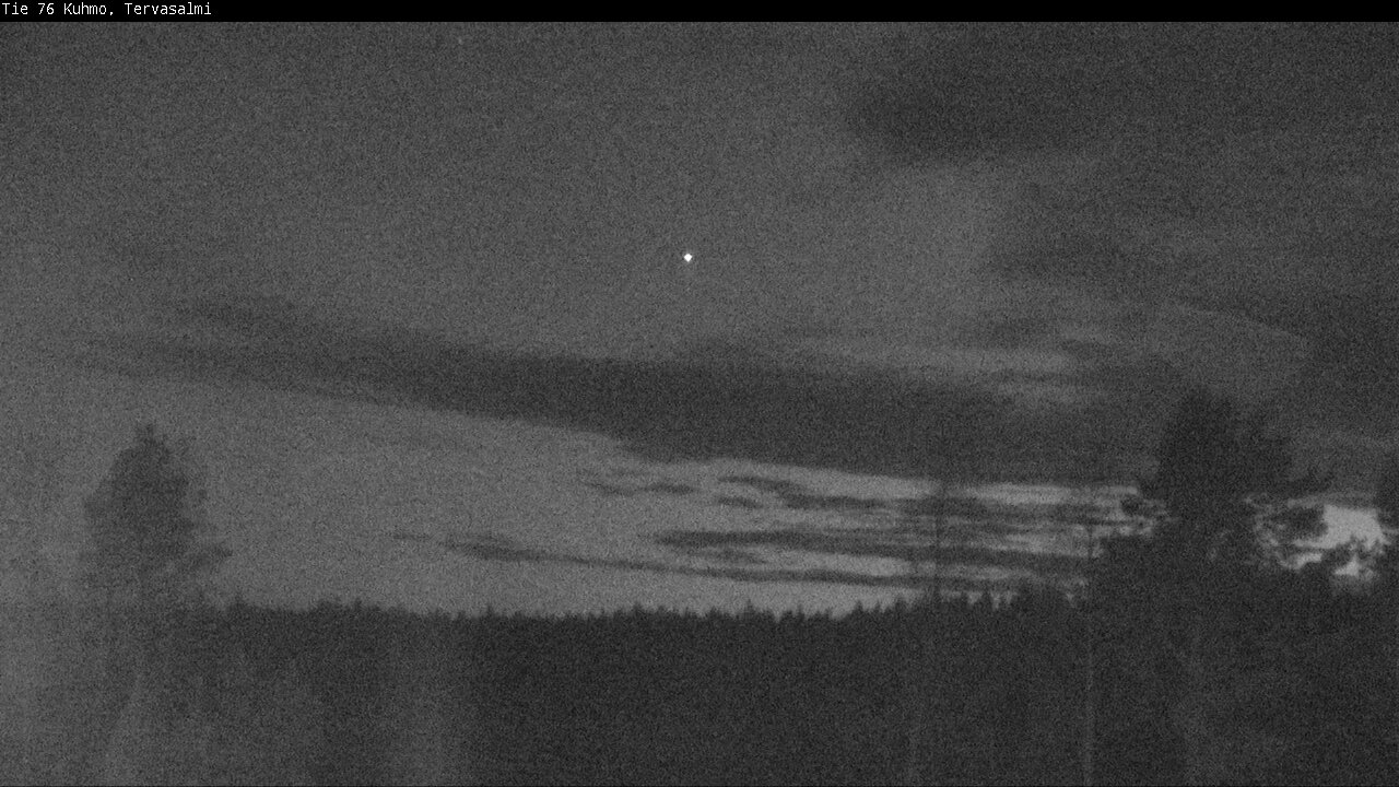 Weather Camera Image Väg 76 Kuhmo, Tervasalmi, Kuhmo, Kainuu